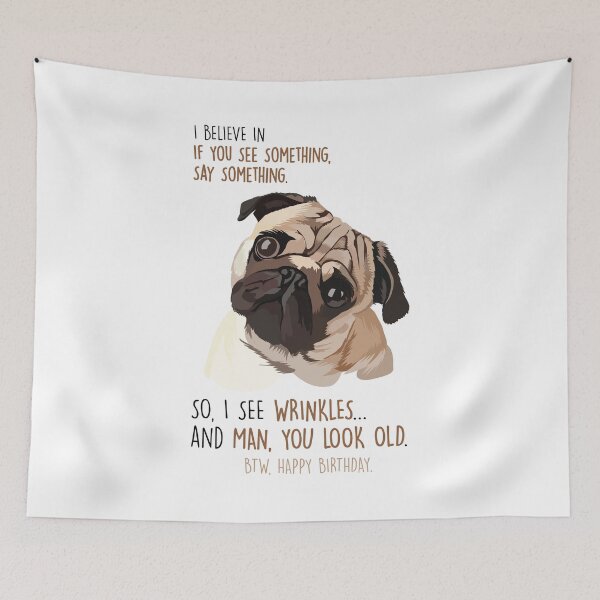 Item preview, Honest Pug designed and sold by chillaxcats.
