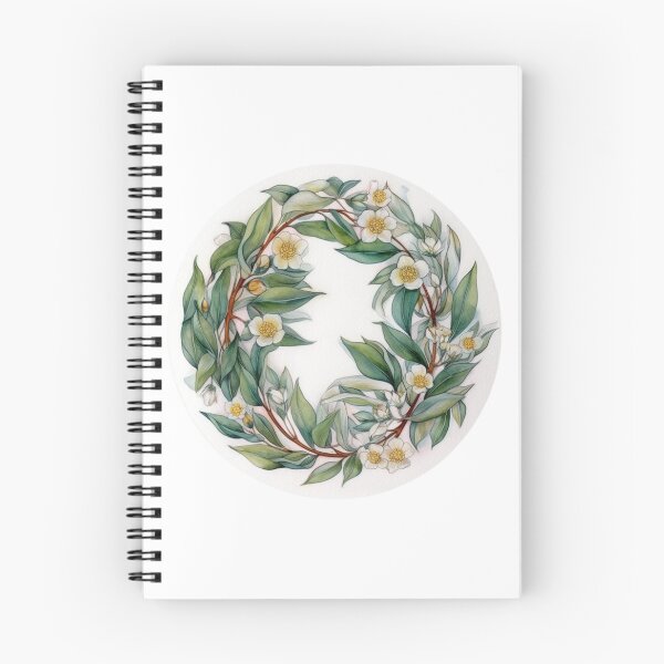 Item preview, Art Nouveau Inspired Bay Laurel Floral Wreath designed and sold by DarlaEdnaFleur.