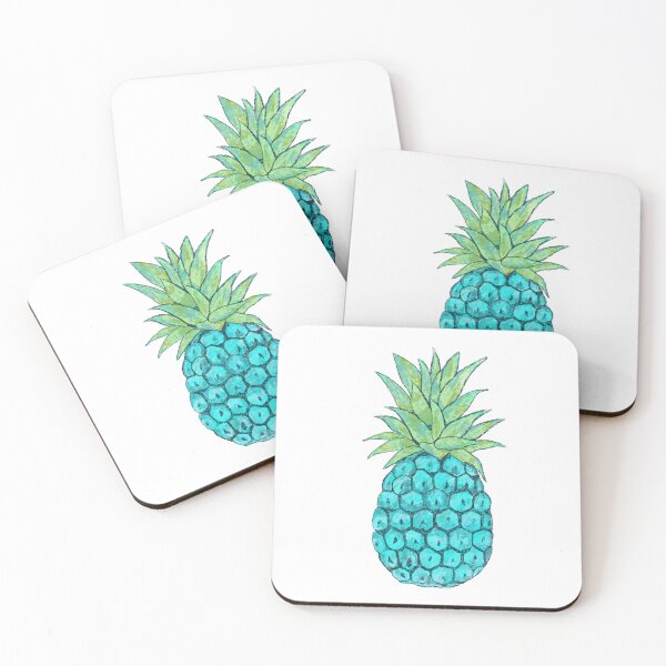 Item preview, Aqua  Blue Pineapple designed and sold by Niki McNeil.