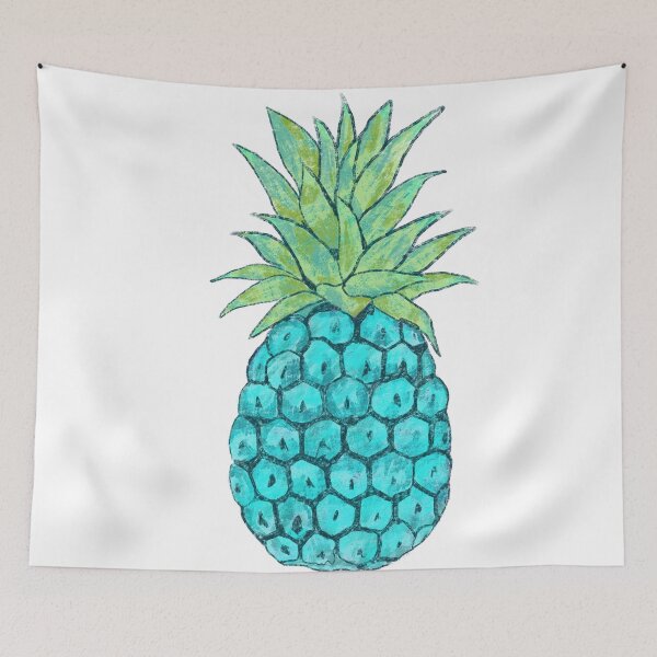 Item preview, Aqua  Blue Pineapple designed and sold by Niki McNeil.