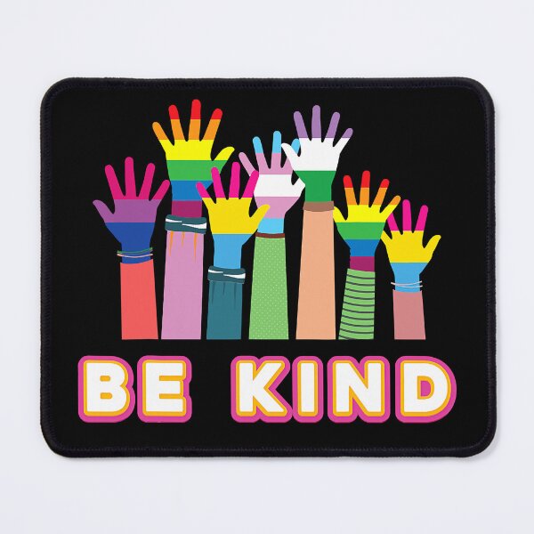 Item preview, Be Kind. LGBTQ Pride designed and sold by Subtle Pride Shop.