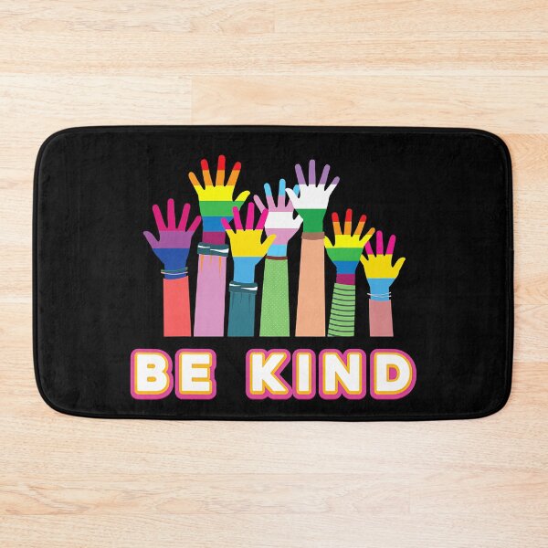 Item preview, Be Kind. LGBTQ Pride designed and sold by Subtle Pride Shop.