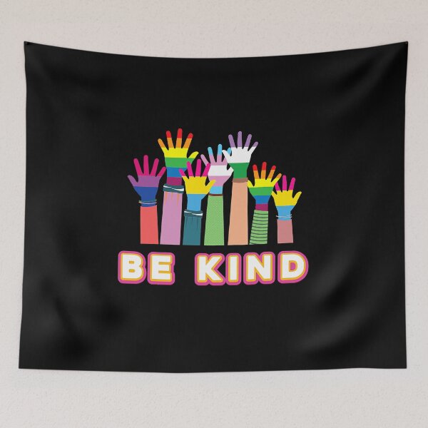 Item preview, Be Kind. LGBTQ Pride designed and sold by Subtle Pride Shop.