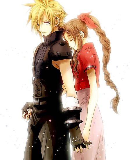 cloud and aerith posters by neusvidal redbubble