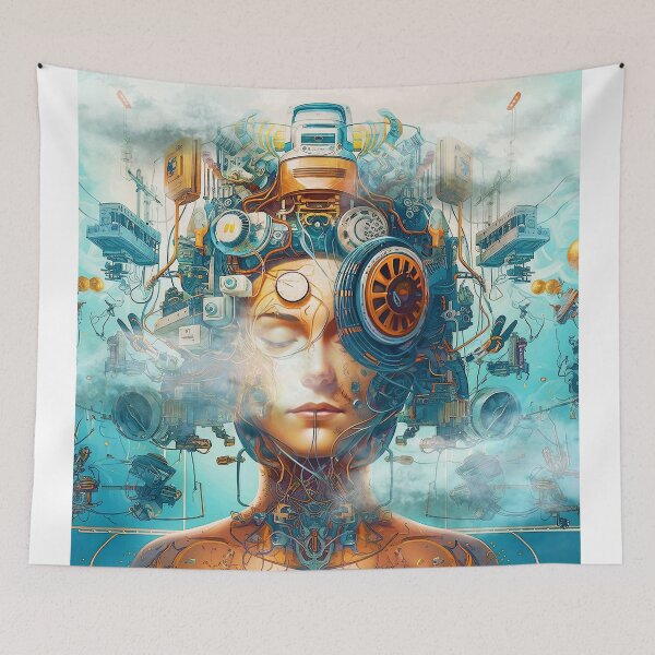 Item preview, CLEARING HER HEAD OF THE WORLD WITH MEDITATION designed and sold by Tammera.