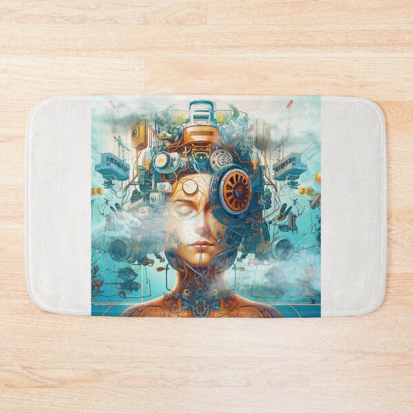 Item preview, CLEARING HER HEAD OF THE WORLD WITH MEDITATION designed and sold by Tammera.