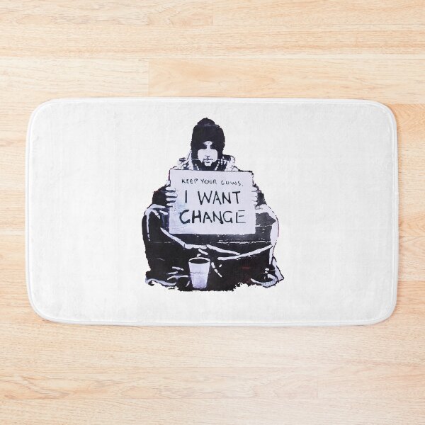 Item preview, BANKSY Keep Your Coins I Want Change designed and sold by inkstyl.