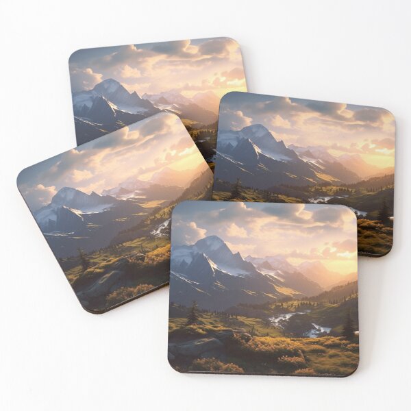 Item preview, Breathtaking Mountain Landscape III designed and sold by StudioOfAiArts.