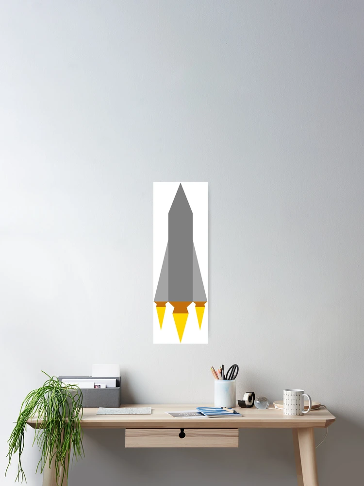 Thumbnail 2 of 3, Poster, Rocket designed and sold by RASUNED.