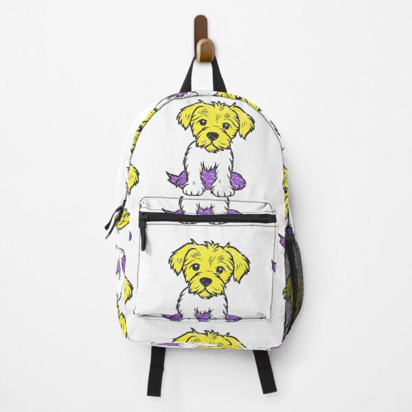 Item preview, A Vintage Dog Design In The Colors of The NonBinary Pride Flag - Diversity and Inclusion designed and sold by GVRDesign.