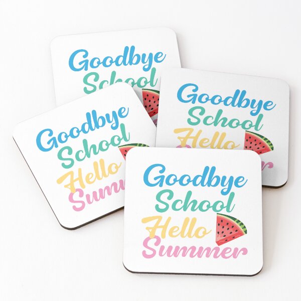 Item preview, goodbye school hello summer shirt, by DAM Creative, designed and sold by DAM Creative ⭐⭐⭐⭐⭐.