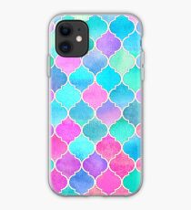 Bright Moroccan Morning - pretty pastel color pattern iPhone Case