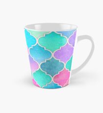 Heller marokkanischer Morgen - hübsches Pastellfarbmuster Tasse (konisch)