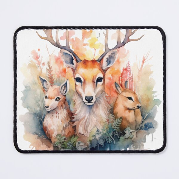 Item preview, Watercolor Wildlife Forest Animals designed and sold by SaikoDesigns.