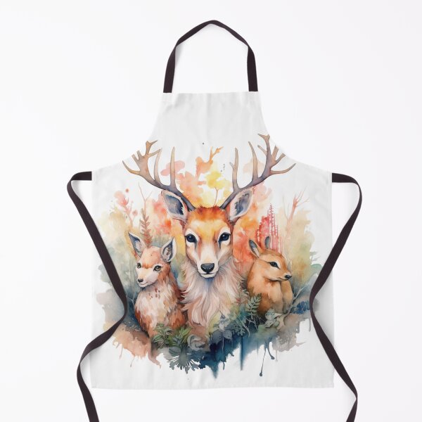 Item preview, Watercolor Wildlife Forest Animals designed and sold by SaikoDesigns.