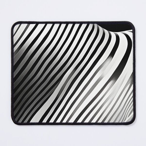 Item preview, Monochrome Elegance: White Strokes on a Black Canvas designed and sold by PeToCreative.