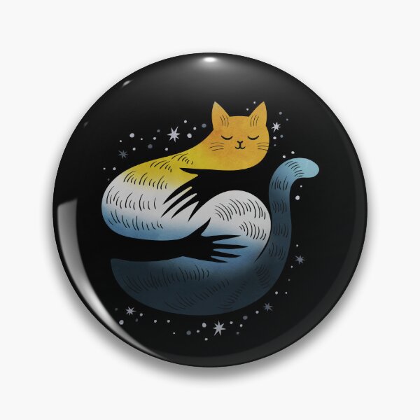 Item preview, Aroace Cat Hug LGBT Asexual Aromantic Pride Flag designed and sold by Clara Hollins.