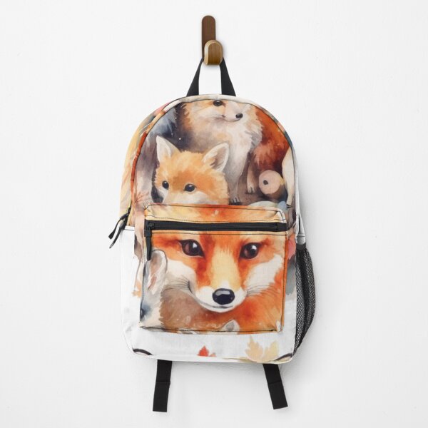 Item preview, Watercolor Forest Foxes in the woods designed and sold by SaikoDesigns.