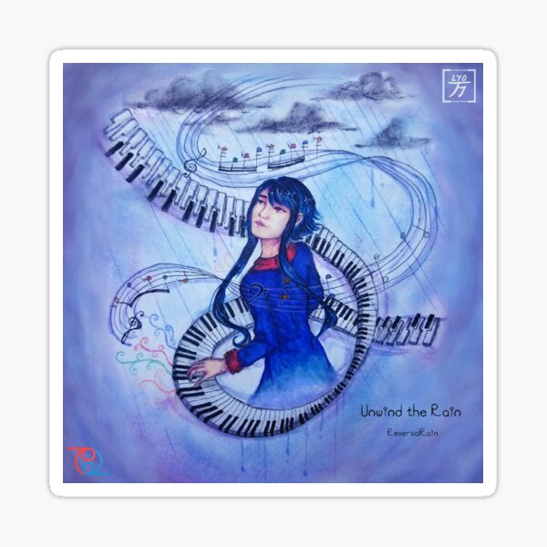 Unwind the Rain - ReversalRain Sticker