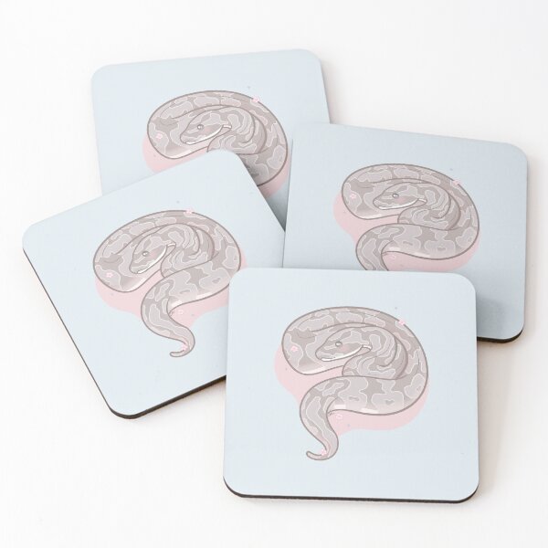 Item preview, Axanthic Ball Python Original Illustration designed and sold by anacecilia.