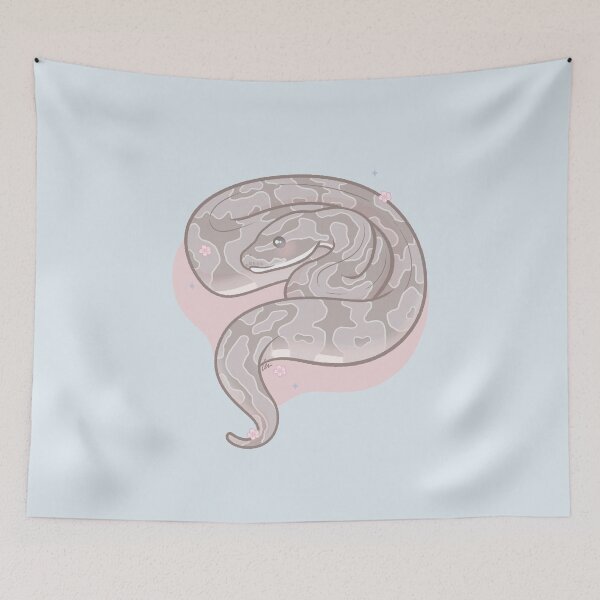 Item preview, Axanthic Ball Python Original Illustration designed and sold by anacecilia.