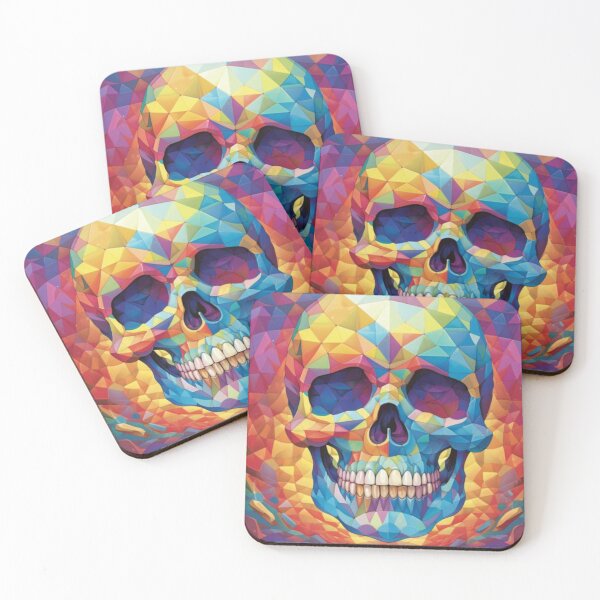 Item preview, Colourful Skull designed and sold by Splargo Digital Prints.