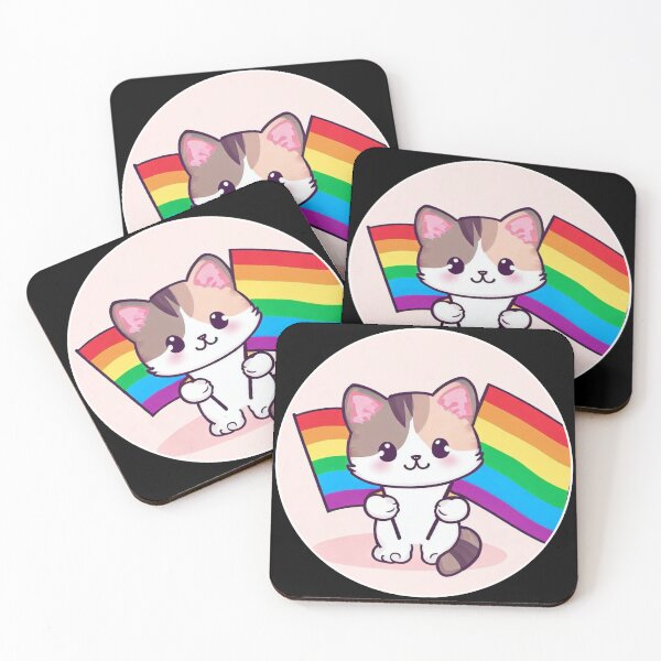 Item preview, Cute LGBT Cat Pride Month Kitty Lover designed and sold by OliversCat.