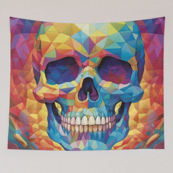 Item preview, Colourful Skull designed and sold by Splargo Digital Prints.