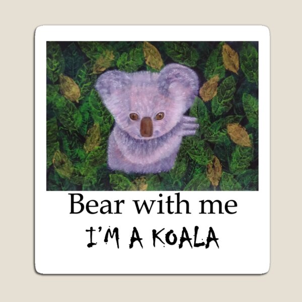 Aperçu de l'œuvre Ours avec moi, je suis un koala créée et vendue par Daranem.