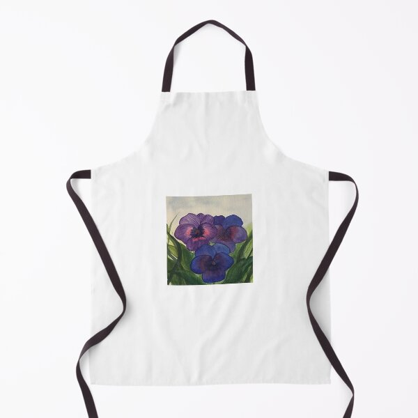 Item preview, Three Pansies designed and sold by Lisa Neuman Watercolors.