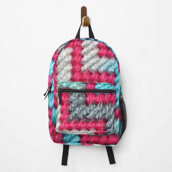 Item preview, Yarn Art (pink, turquoise, white, and grey) designed and sold by Scott and Mary Schneider art_photography.