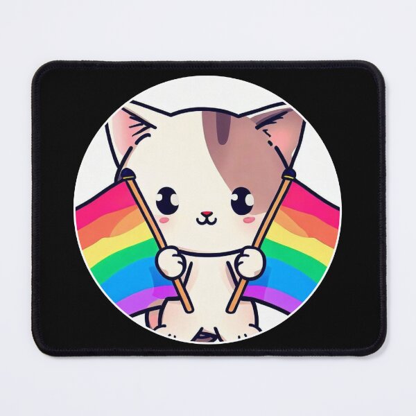 Item preview, Cute LGBT Cat Pride Month Kitty Lover designed and sold by OliversCat.