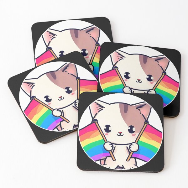 Item preview, Cute LGBT Cat Pride Month Kitty Lover designed and sold by OliversCat.