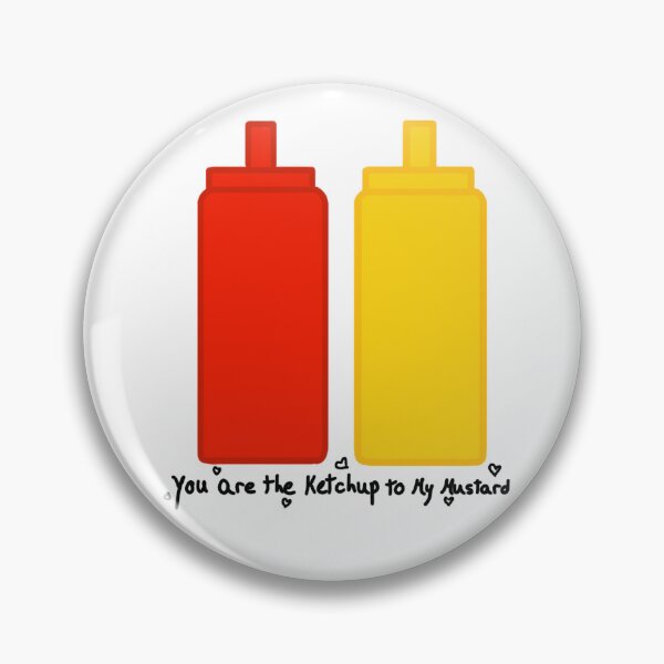 Item preview, Mustard and ketchup “ you are the ketchup to my mustard” designed and sold by Lyradrawings.