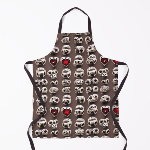 Item preview, Hearts and Strange Objects - Seamless Pattern designed and sold by Chubuter.