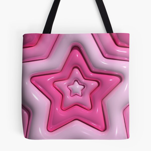 Item preview, Pink Star 3D Bubble Pattern Y2K Aesthetic designed and sold by shoptocka.