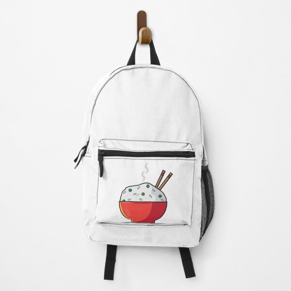 Item preview, Fried rice in bowl with chopsticks, flat design designed and sold by AtonuHaque.