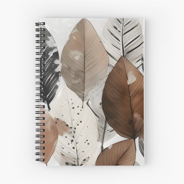 Item preview, Boho style oversized leaves designed with neutral colors for any environment designed and sold by Justteesme.