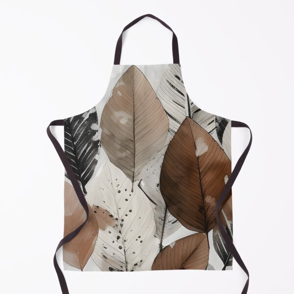 Item preview, Boho style oversized leaves designed with neutral colors for any environment designed and sold by Justteesme.