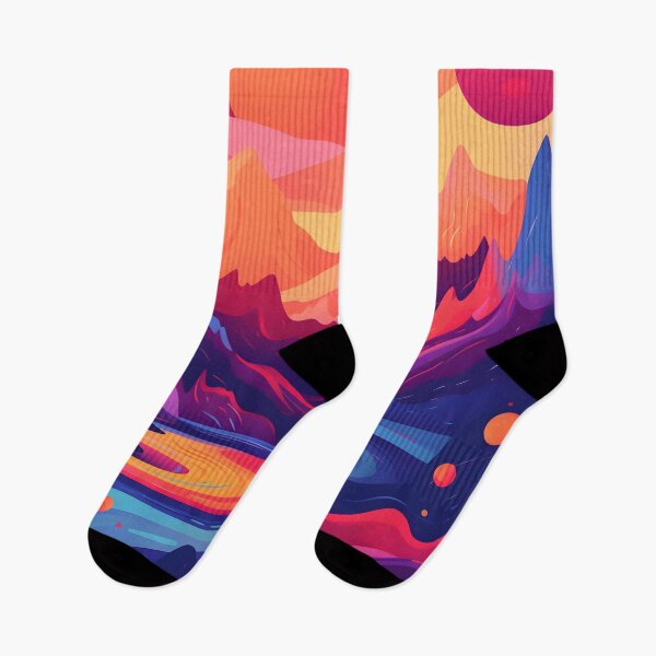 Item preview, Swelled Colored Sunset Mountain designed and sold by MatheusBelo.