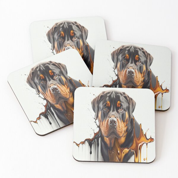 Artikelvorschau, Abstrakter Rottweiler entworfen und verkauft von KingExpressions.