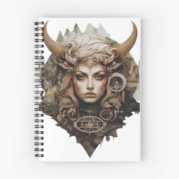 Item preview, logo, mulher viking, coruja, floresta designed and sold by taoufik ighzer.