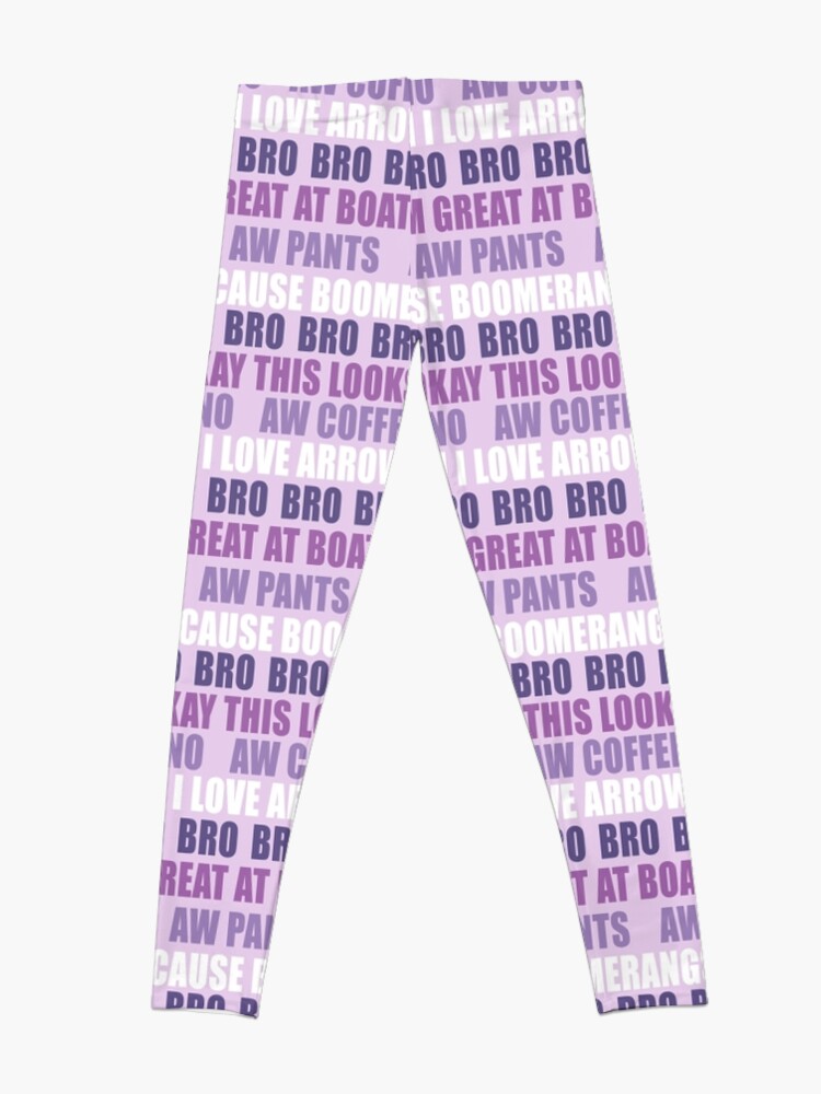workout leggings with words