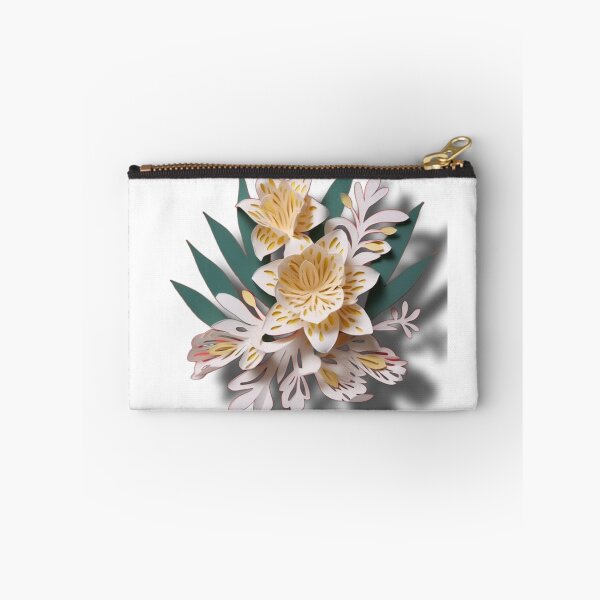 Item preview, cut paper style with a single freesia designed and sold by taoufik ighzer.