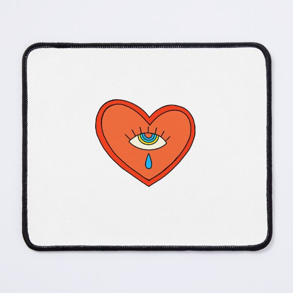 Item preview, Red Y2K crying eye heart  designed and sold by emmaroundy.