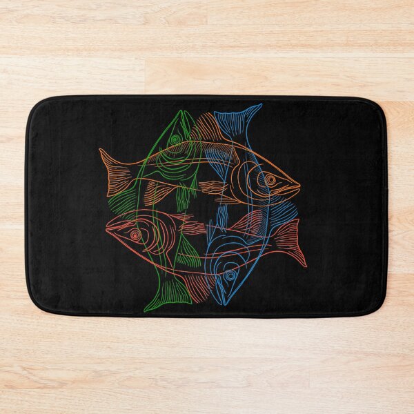Item preview, Salmon drawing in 4 colors designed and sold by DaveDanchuk.