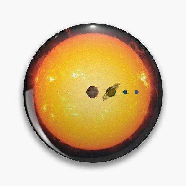 Item preview, Solar System Planets Infront of the Sun - Astronomy Artwork  designed and sold by BravuraMedia.