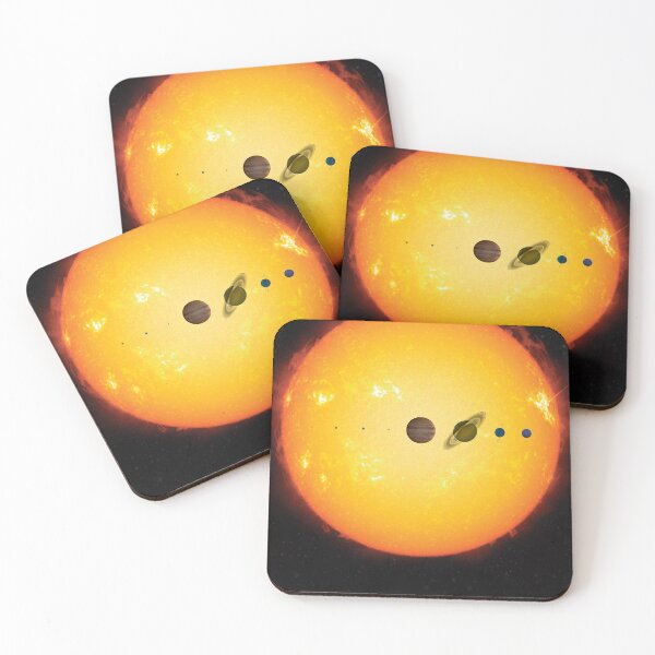 Item preview, Solar System Planets Infront of the Sun - Astronomy Artwork  designed and sold by BravuraMedia.