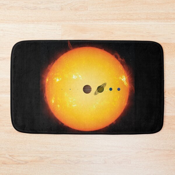 Item preview, Solar System Planets Infront of the Sun - Astronomy Artwork  designed and sold by BravuraMedia.
