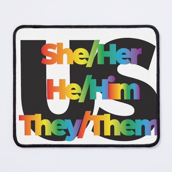Item preview, He/Him She/Her They/Them US - Pride Month - Diversity and Inclusion designed and sold by GVRDesign.